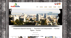 Desktop Screenshot of hello-chile.com